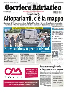 Corriere Adriatico Macerata - 13 Luglio 2025