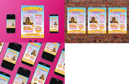 EE - Summer Fashion Sale Flyer Set 67KUERZ