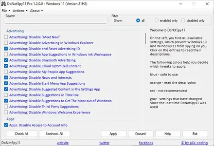 DoNotSpy11 Pro 1.3.0 Multilingual
