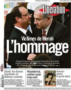 Libération du Vendredi 2 Novembre 2012