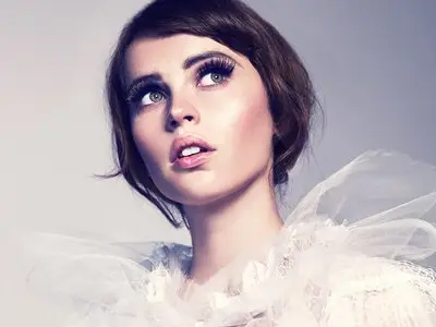 Felicity Jones by Micaela Rossato for InStyle January 2013