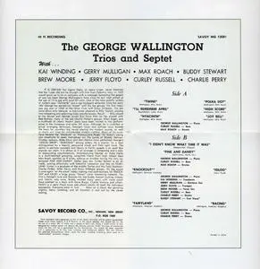 George Wallington - Trios and Septet (1951) {Savoy Jazz ‎SV-0136 rel 1991}