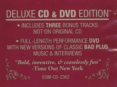 The Bad Plus - Never Stop (2011) [CD + DVD]