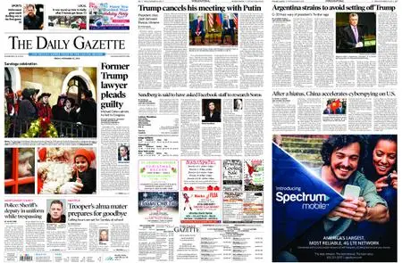 The Daily Gazette – November 30, 2018