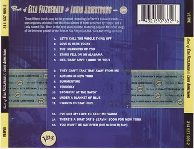 Ella Fitzgerald & Louis Armstrong - Best Of (1997)
