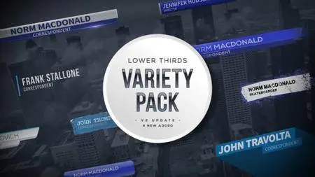 Lower Thirds Variety Pack - Project for After Effects (VideoHive)