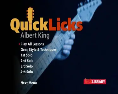 Lick Library: Quick Licks - Albert King Style Rumba Blues, Key of A