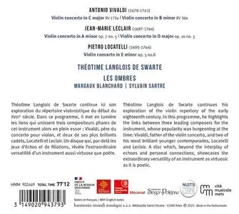 Théotime Langlois de Swarte, Les Ombres - Vivaldi, Leclair & Locatelli: Violin Concertos (2022)