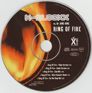 H-BlockX vs. Dr. Ring-Ding - Ring Of Fire (2000, X-Cell # XCL 669077 2)