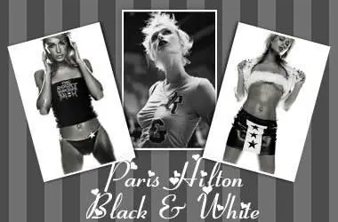 Paris Hilton - Black & White