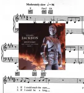 Michael Jackson Sheet Music For Piano, Guitare, Lyrics