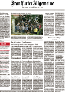 Frankfurter Allgemeine Zeitung vom Samstag, 27. September 2014