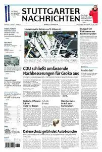 Stuttgarter Nachrichten Blick vom Fernsehturm - 22. Januar 2018