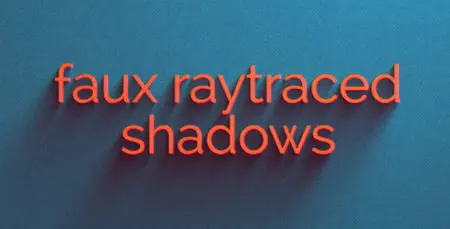 Faux Raytraced Shadow Preset - Presets for After Effects (VideoHive)