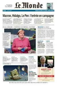Le Monde du Mardi 14 Septembre 2021