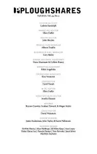 Ploughshares - October 2018