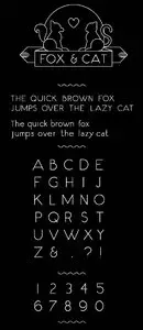 Fox and Cat Font Style
