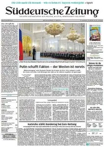 Süddeutsche Zeitung vom Mittwoch, 19. März 2014