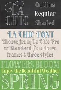 La Chic Font Family
