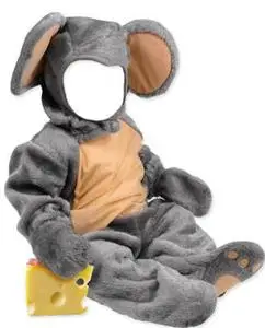 Template Little Mouse for Photoshop