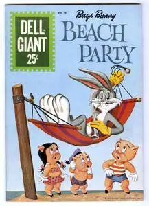 Dell Giant 46 Dell Aug 1961 Bugs Bunnys Beach Party FC upgrade