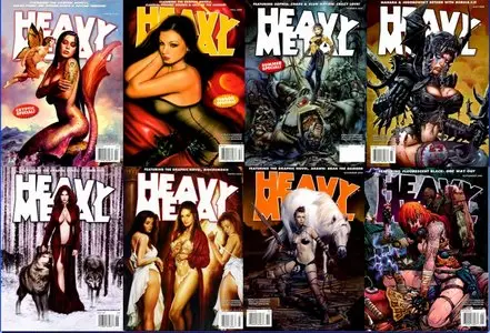 Heavy Metal Magazine, 2009 (Vol.32 №06, Vol.33 №01,02,03,04,05) + specials