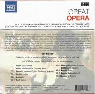VA - Naxos 25th Anniversary: Great Opera (2012) (10 CD Box Set)