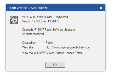 WYSIWYG Web Builder 12.3.0