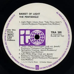 The Pentangle - Basket of Light (Transatlantic 1969) 24-bit/96kHz Vinyl Rip