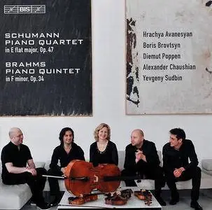 Avanesyan, Brovtsyn, Poppen, Chaushian, Sudbin - Schumann: Piano Quartet, Op. 47, Brahms: Piano Quintet, Op. 34 (2017)