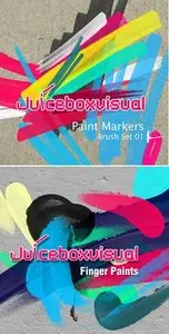 Finger Paints Brush set