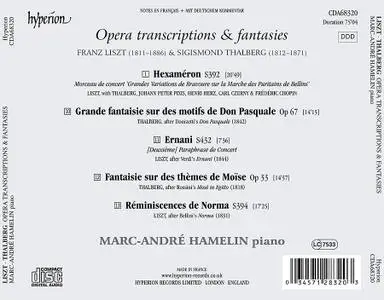 Marc-André Hamelin - Liszt & Thalberg: Opera Transcriptions & Fantasies (2020)