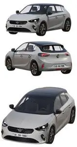 Opel E Corsa 2019  3D Model