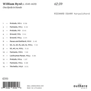 Richard Egarr - One Byrde in Hande: William Byrd (2018)
