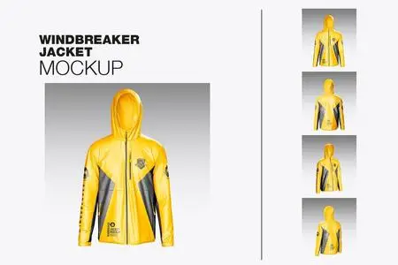 Ski Parka Jacket Mockup F4LBEGJ