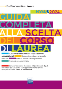 Maria Chiara De Martino, Paola Savino - Guida alla scelta del corso di laurea 2023/2024