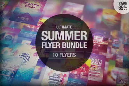 CreativeMarket - Ultimate Summer Flyer Bundle