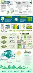 Vectors - Ecology Infographics Set 17