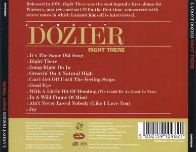Lamont Dozier - Right There (1976) [2001 Reissue]
