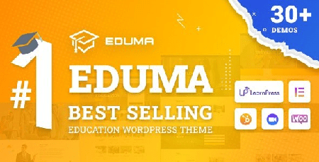 ThemeForest - Eduma v5.2.2 - Education WordPress Theme - 14058034 - NULLED