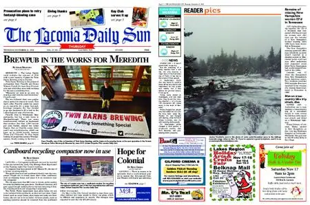 The Laconia Daily Sun – November 15, 2018