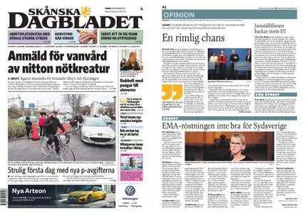 Skånska Dagbladet – 28 november 2017