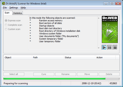 Dr.Web Security Space 5.0.1.01190