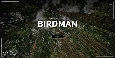ThemeForest - Birdman v1.0 - Responsive Coming Soon Page