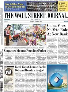 The Wall Street Journal - Tuesday, 24 March 2015 / Asia