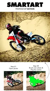 GraphicRiver - SmartArt Photoshop Action