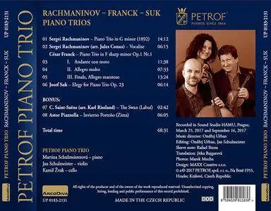 Petrof Piano Trio - Rachmaninoff, Franck & Suk: Works for Piano Trio (2018)