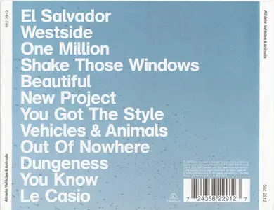 Athlete - Vehicles & Animals [Parlophone 582 2912] {UK 2003} 