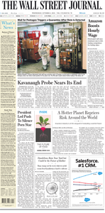 The Wall Street Journal - October 3, 2018