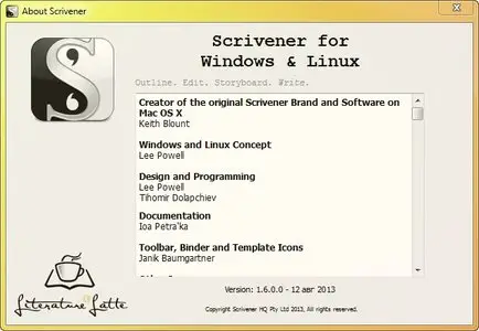 Scrivener 1.6.0